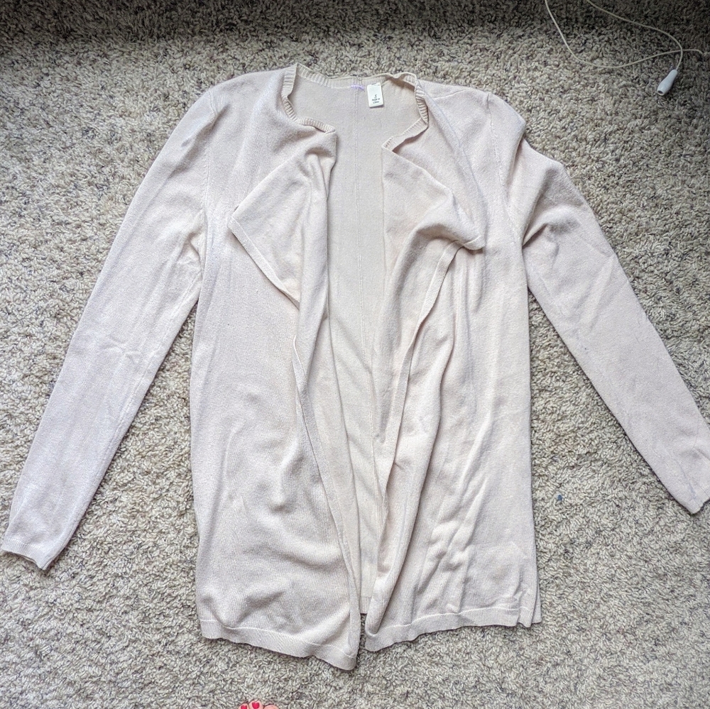 Nude Cardigan size small